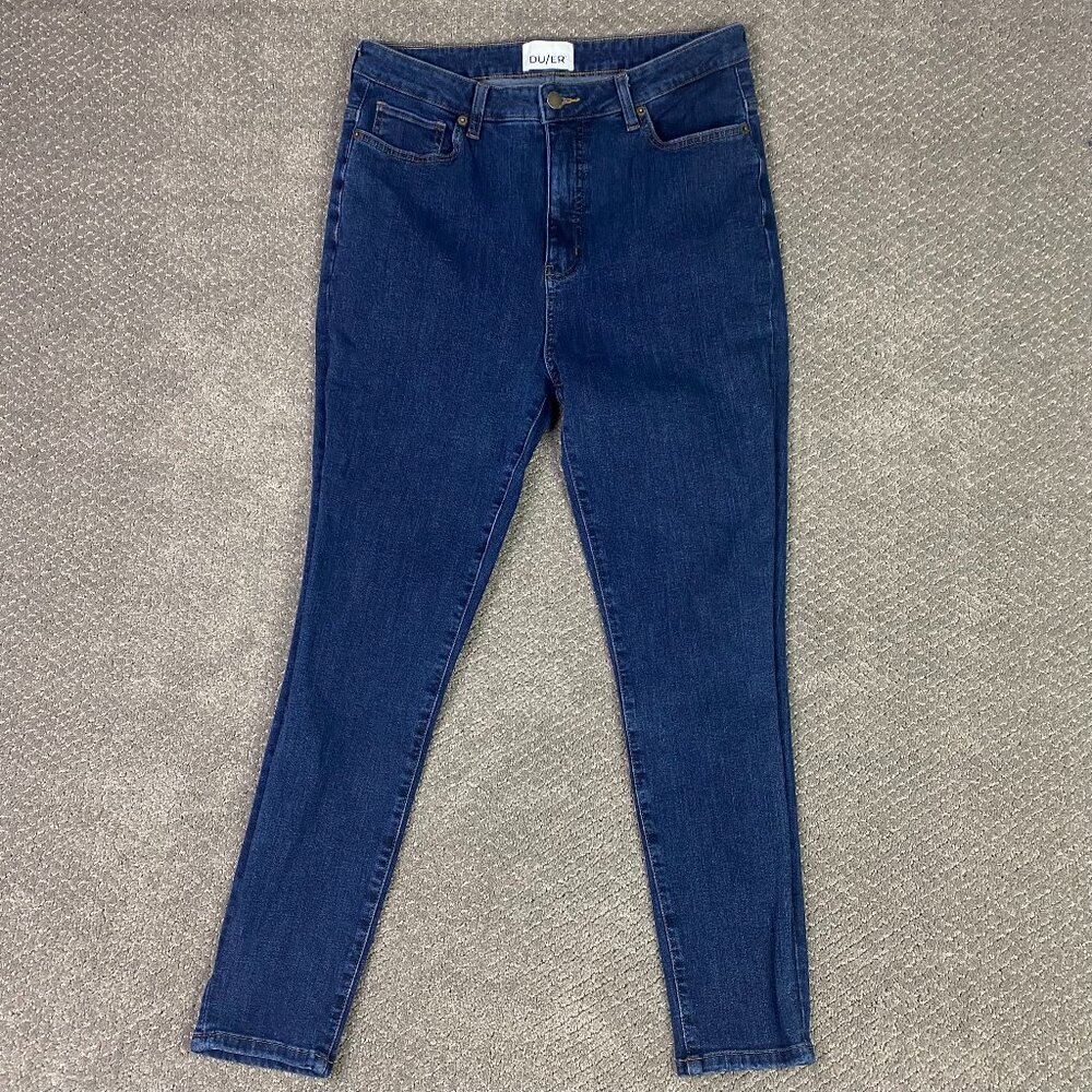 DUER DU/ER Performance High Rise Skinny Jeans Women's 32 x 28 Measures 32 x 27.5